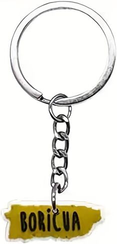 10pcs Puerto Rico PVC Keychain Souvenir Charms, Puerto Rican Gift Bundle, Bulk Puerto Rico Bundle Set PR Souvenirs in Saudi Arabia