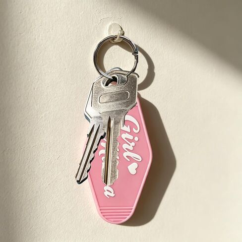Girl Mama Keychain - Pink Mom Keychain for Girl Moms, Cute Mama Bag Charm, Girl Mom Gifts, Mom Accessories, Diaper Bag Charms for Girl Mothers in Saudi Arabia