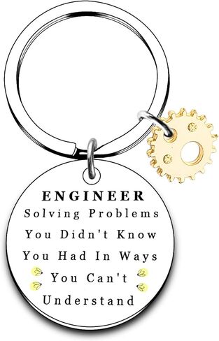 Engineer Gifts, Engineering Keychain for Men Funny, Cool Gifts for Engineers, Graduation Gift for Him, Mathematics Structural Engineering Key Ring in Saudi Arabia