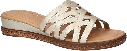 Easy Street Tuscany Edda Women's Sandal, 9 B(M) US, Champagne in Kuwait