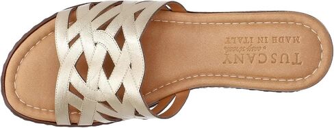 Easy Street Tuscany Edda Women's Sandal, 9 B(M) US, Champagne in Kuwait