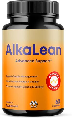 Alkalean Capsules, Official Alkalean Pills with All Natural Ingredients, Advanced Weight and Wellness Support Supplement, Maximum Strength Healthy Lifestyle Multivitamins for Women & Men (60 Capsules) in Saudi Arabia