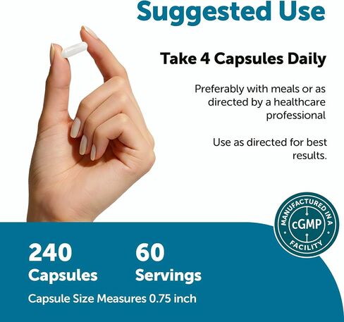 المكونات الدقيقة TMG 2000 مجم، 240 كبسولة | قوة مزدوجة البيتين ثلاثي ميثيل جليسين اللامائي* | غير معدّل وراثيًا، وخالي من الغلوتين in Kuwait