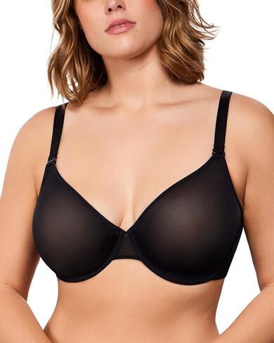 HSIA Minimizer Bras for Women Seraphina Full Coverage Underwire Unlined Mesh Plus Size Convertible Bra for Big Busted Solid Black 40DDD in Saudi Arabia