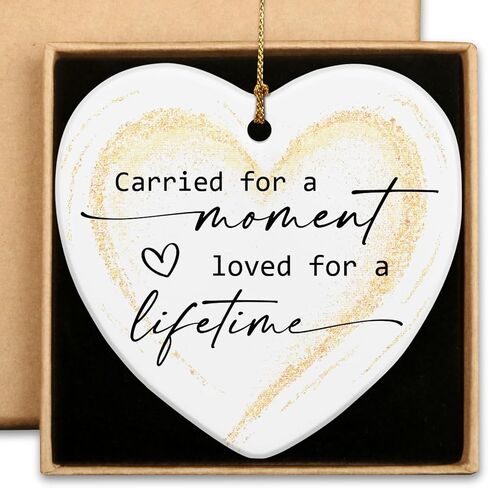 Miscarriage Gifts for Mothers Fathers Parents Loss of Angel Baby Memorial Gift Infant Loss Memorial Gifts Miscarriage Memorial Ornament 2026 Baby in Heaven Sympathy Gift Ceramic Ornaments in Saudi Arabia