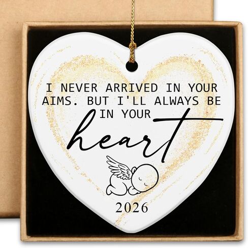 Miscarriage Gifts for Mothers Fathers Parents Loss of Angel Baby Memorial Gift Infant Loss Memorial Gifts Miscarriage Memorial Ornament 2026 Baby in Heaven Sympathy Gift Ceramic Ornaments in Saudi Arabia