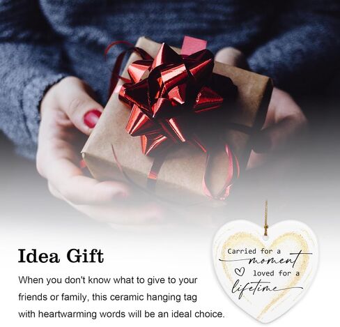 Miscarriage Gifts for Mothers Fathers Parents Loss of Angel Baby Memorial Gift Infant Loss Memorial Gifts Miscarriage Memorial Ornament 2026 Baby in Heaven Sympathy Gift Ceramic Ornaments in Saudi Arabia