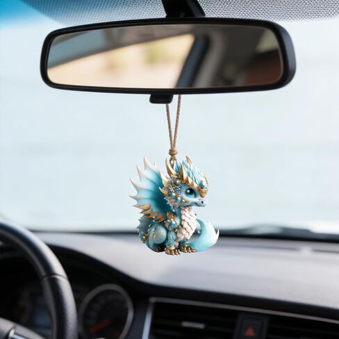 Dragon Ornaments Chinese New Year Ornament Home Decor Gifts Hanging for Car in Kuwait