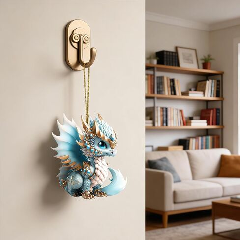 Dragon Ornaments Chinese New Year Ornament Home Decor Gifts Hanging for Car in Kuwait