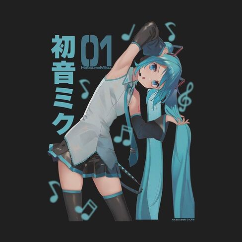 تي شيرت Hatsune Miku للرجال من Pop Star بأكمام قصيرة in Kuwait