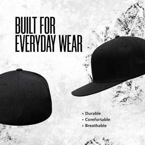 The Drive Clothing "Charge Hat for Men & Women | Funny Offensive Fitted Baseball Cap | Cotton Blend Trucker Hat for Women| Flat Bill Hat Black in Saudi Arabia