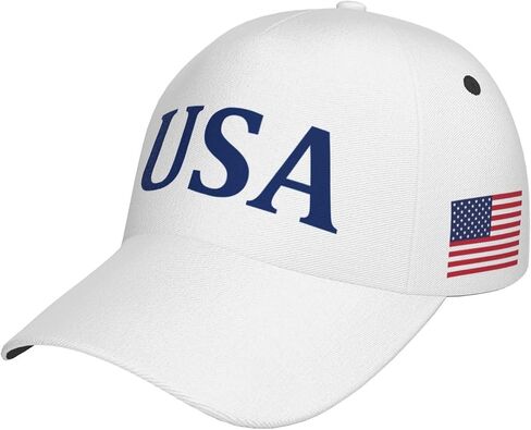 USA Baseball Cap American Flag hat Adjustable Sportswear Trucker Hat for Men Women Adults in Saudi Arabia