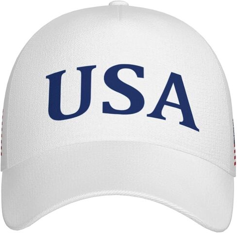USA Baseball Cap American Flag hat Adjustable Sportswear Trucker Hat for Men Women Adults in Saudi Arabia