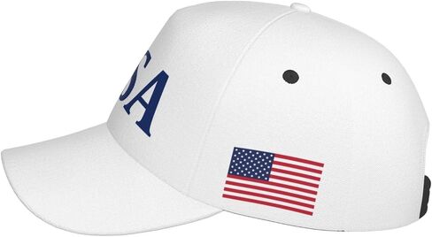 USA Baseball Cap American Flag hat Adjustable Sportswear Trucker Hat for Men Women Adults in Saudi Arabia