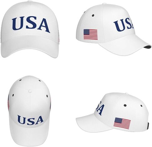 USA Baseball Cap American Flag hat Adjustable Sportswear Trucker Hat for Men Women Adults in Saudi Arabia