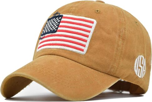 USA Baseball Cap American Flag hat Adjustable Sportswear Trucker Hat for Men Women Adults in Saudi Arabia