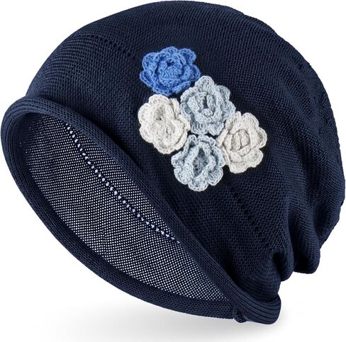 Ababalaya Breathable Cotton Linen Slouchy Beanie Hat, Lightweight Moisture Wicking Summer Skull Cap Casual Slouch Hat in Saudi Arabia