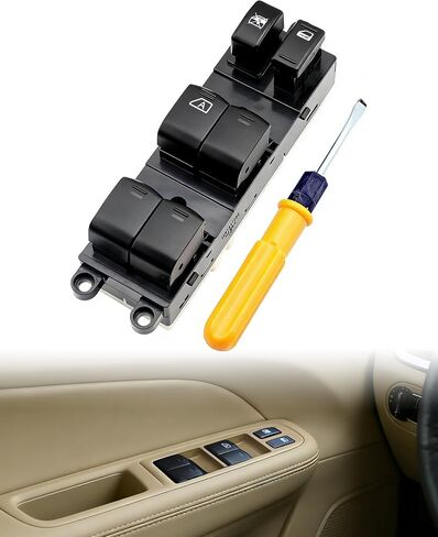 25401-ZJ60A مفتاح نافذة الطاقة الرئيسي لجانب السائق متوافق مع سنترا 2008-2012، استبدل OE # 25401-ZN50C، 25401-2T504 in Kuwait