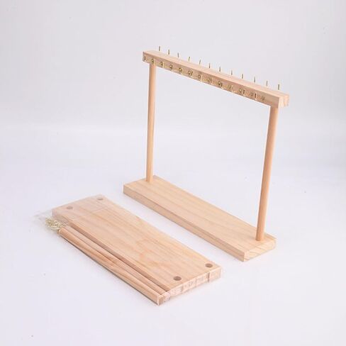 1Pc Wooden Jewelry Organizer Shelf Necklace Storage Rack Jewelry Display Stand Necklace Tabletop Holder Jewelry Hanger Display with 24 Gold Hook for Displaying Selling Jewelry Necklaces Bracelets in Kuwait