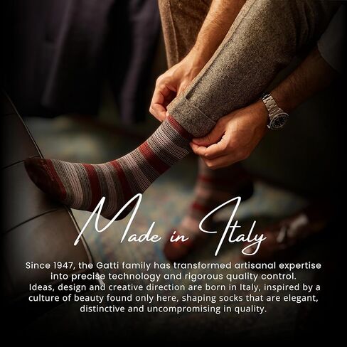 Marcoliani Milano Made in Italy - Mens Dress Socks | Essence of Linen Paisley Style in Kuwait