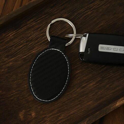 LaserGram Oval Keychain, Dump Truck, Personalized Engraving Included in Saudi Arabia
