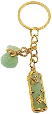Feng shui Keychain lucky charm Key Chains Car keyrings leather handbags Bring,Safty, Healthy,Success sister birthday gifts in Saudi Arabia
