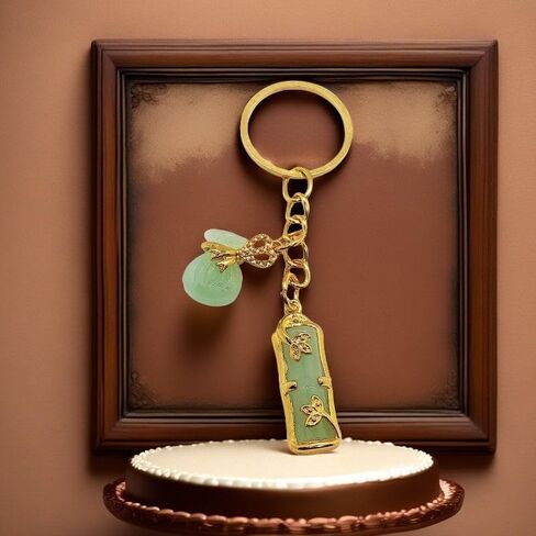 Feng shui Keychain lucky charm Key Chains Car keyrings leather handbags Bring,Safty, Healthy,Success sister birthday gifts in Saudi Arabia