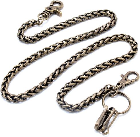 Double K Basic & Simple Strong Key Jean Wallet Chain (20") Bronze CS13620 in Saudi Arabia
