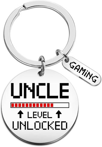 Best Uncle Gifts for Fathers Day Gift for Uncle Birthday Gifts from Niece Nephew Best Uncles Ever Keychain Birthday Fathers Day Thanksgiving Uncles Level Unlocked in Saudi Arabia