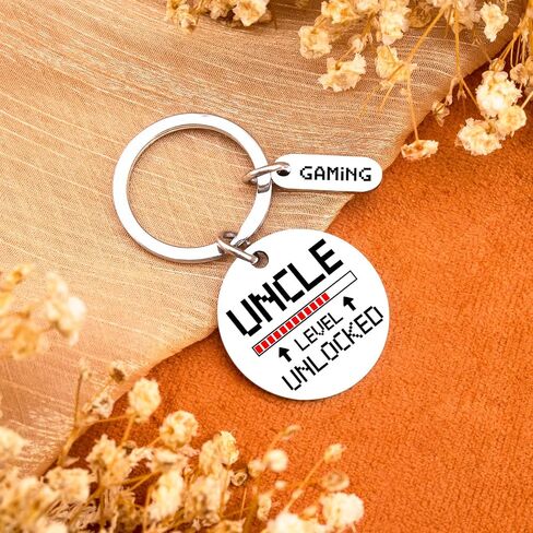 Best Uncle Gifts for Fathers Day Gift for Uncle Birthday Gifts from Niece Nephew Best Uncles Ever Keychain Birthday Fathers Day Thanksgiving Uncles Level Unlocked in Saudi Arabia