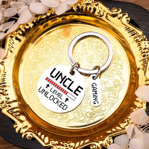 Best Uncle Gifts for Fathers Day Gift for Uncle Birthday Gifts from Niece Nephew Best Uncles Ever Keychain Birthday Fathers Day Thanksgiving Uncles Level Unlocked in Saudi Arabia