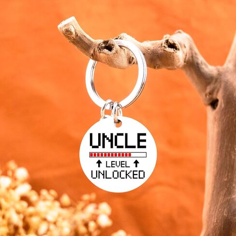Best Uncle Gifts for Fathers Day Gift for Uncle Birthday Gifts from Niece Nephew Best Uncles Ever Keychain Birthday Fathers Day Thanksgiving Uncles Level Unlocked in Saudi Arabia