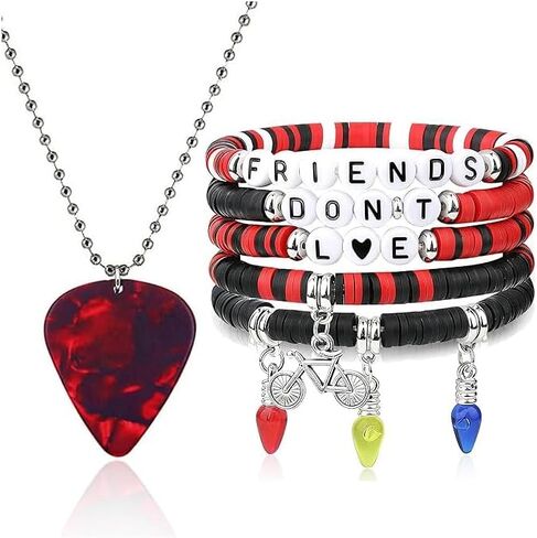 Friends Don't Lie Bracelets Strange Necklace Set For Women Man, IDesign Friendship Gifts Merchandise BFF Birthday Party Decor Outfits in Saudi Arabia