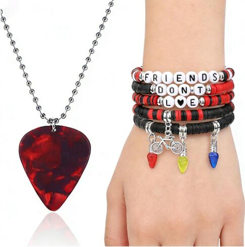 Friends Don't Lie Bracelets Strange Necklace Set For Women Man, IDesign Friendship Gifts Merchandise BFF Birthday Party Decor Outfits in Saudi Arabia