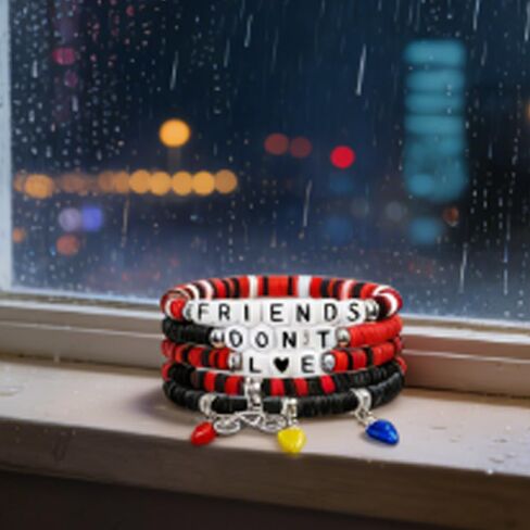 Friends Don't Lie Bracelets Strange Necklace Set For Women Man, IDesign Friendship Gifts Merchandise BFF Birthday Party Decor Outfits in Saudi Arabia