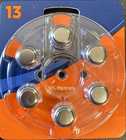 24 Pieces A13 Size 13 13A PR48 P13 Card 1.45V Heavy Duty Long Duration Hearing Aid Zinc Air Light Prime Battery in Saudi Arabia