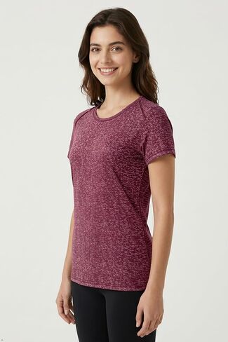 Recover Brands Women’s Sport Stretch Short Sleeve T-Shirt – Sustainable Lightweight Casual Athletic Tee for Everyday Wear in Saudi Arabia