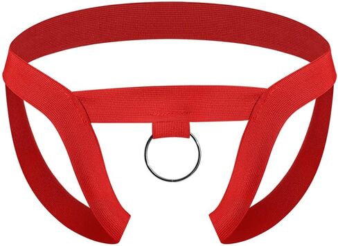 Men's Sexy Hollow Out G-String Thong Low Waist Scrotal Supporters Underpants Butt Enhancing Jock Underwear in Saudi Arabia