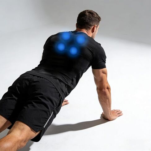 MEGELIN T-Shirt for Men to Relief Back Black in Saudi Arabia