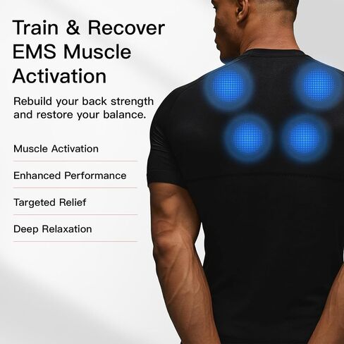 MEGELIN T-Shirt for Men to Relief Back Black in Saudi Arabia