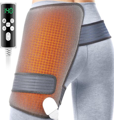 Hip Heating Pad for Hip Pain Relief, Electric Heating Pad for Sciatica Pain Relief Deep Tissue, Heated Hip Brace in Saudi Arabia