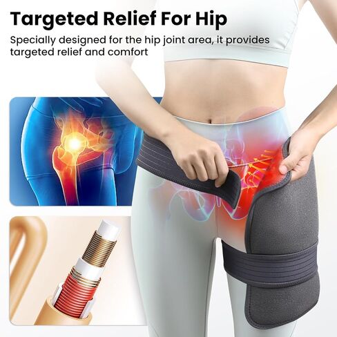 Hip Heating Pad for Hip Pain Relief, Electric Heating Pad for Sciatica Pain Relief Deep Tissue, Heated Hip Brace in Saudi Arabia