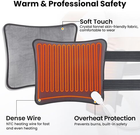 Hip Heating Pad for Hip Pain Relief, Electric Heating Pad for Sciatica Pain Relief Deep Tissue, Heated Hip Brace in Saudi Arabia