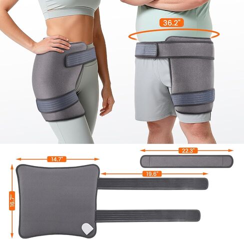 Hip Heating Pad for Hip Pain Relief, Electric Heating Pad for Sciatica Pain Relief Deep Tissue, Heated Hip Brace in Saudi Arabia