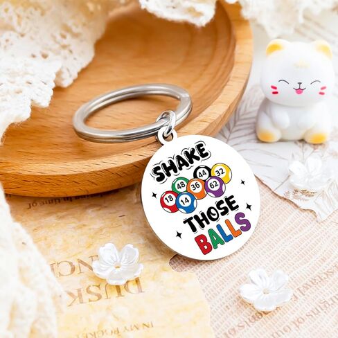 Bingo Gifts for Women Bingo Prizes for Adult Funny Keychain for Bingos Game Accessories for Bingos Bag Gaming Party Decorations Prize Gifts for Game Winners Lovers Birthday Christmas in Saudi Arabia