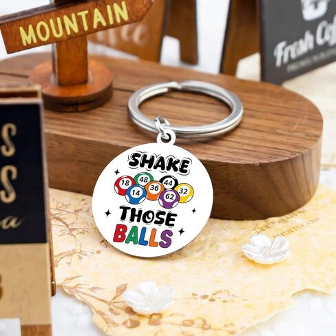 Bingo Gifts for Women Bingo Prizes for Adult Funny Keychain for Bingos Game Accessories for Bingos Bag Gaming Party Decorations Prize Gifts for Game Winners Lovers Birthday Christmas in Saudi Arabia