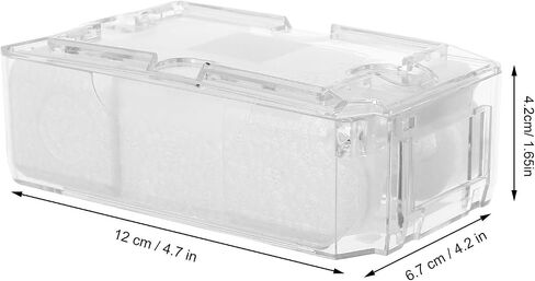 Healeved Acrylic Display Watch Case Clear Box with Inner Holder Watch Display Case for Wristwatches Portable Container for Women Men, 4.72X2.63X1.65In in Kuwait