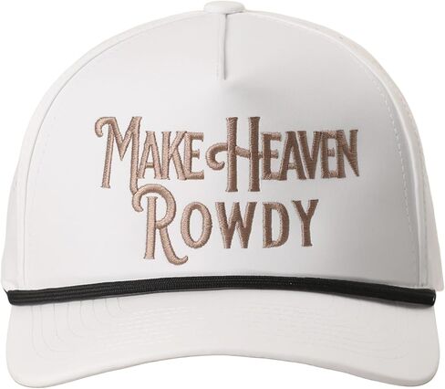 MIRMARU Men’s Premium Outdoor Embroidered 5 Panel Rope Trucker Hat Cotton Snapback Cap with Various Designs. in Kuwait