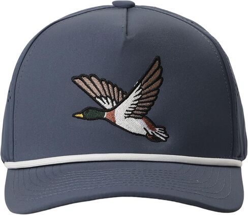 MIRMARU Men’s Premium Outdoor Embroidered 5 Panel Rope Trucker Hat Cotton Snapback Cap with Various Designs. in Kuwait