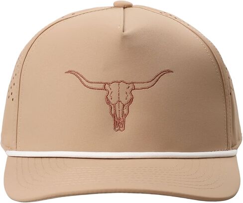 MIRMARU Men’s Premium Outdoor Embroidered 5 Panel Rope Trucker Hat Cotton Snapback Cap with Various Designs. in Kuwait